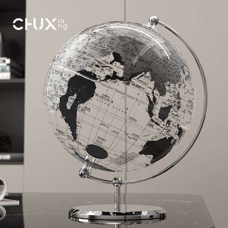 Globe Ornament for Living Room, Entrance Hall, Study, Office Desk, Modern Minimalist Light Luxury Wine Cabinet Home Decoration