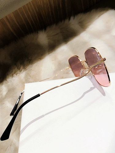 Модные золотые солнцезащитные очки, защита от ультрафиолета