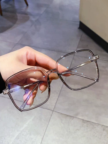 Cherry Koko Черные бокалы корейские лица лица Маленькое простые артефакты против легких стаканов Структура женское плоское зеркало