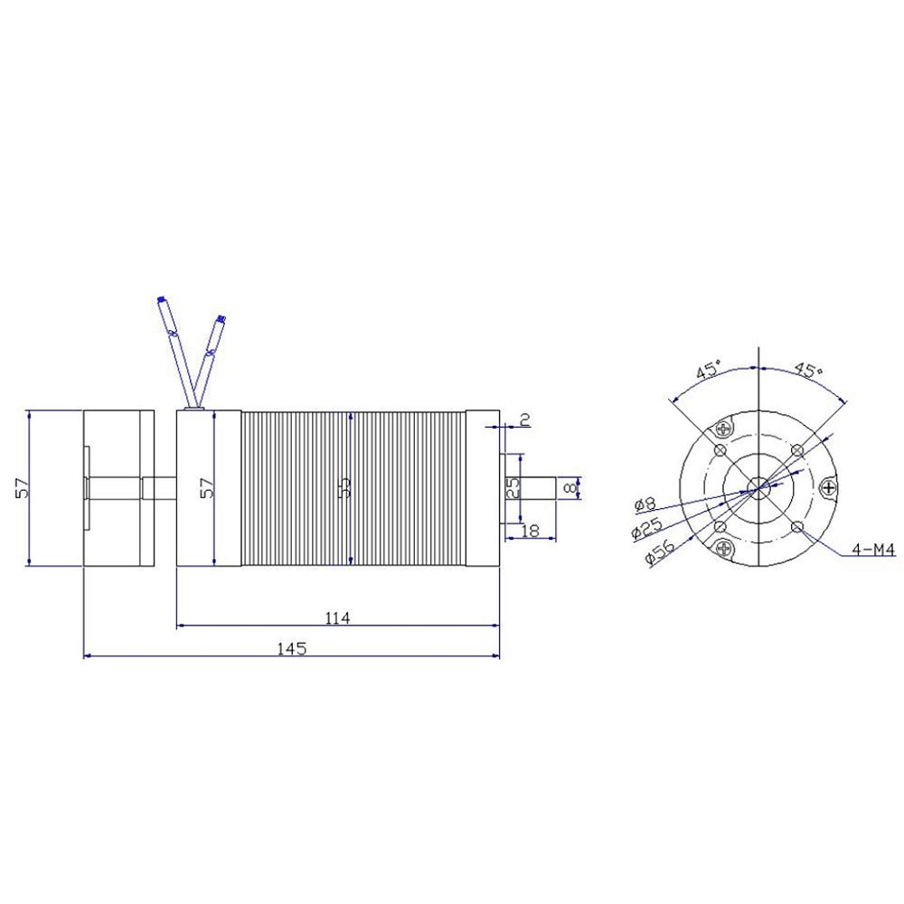 Шпиндель 500w 无刷电机主轴er11直流打磨钻孔高速风冷pcb雕刻佛珠手钻调速 DC motor