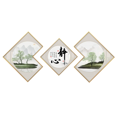 Новая китайская в стиле гостиная декоративная живопись Санлиан тиха