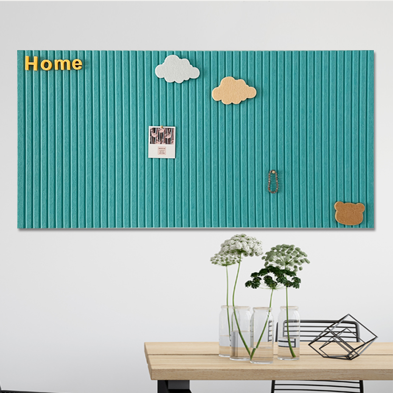Felt wall stickers self-adhesive kindergarten works photo display background wall simple living room office punch-free