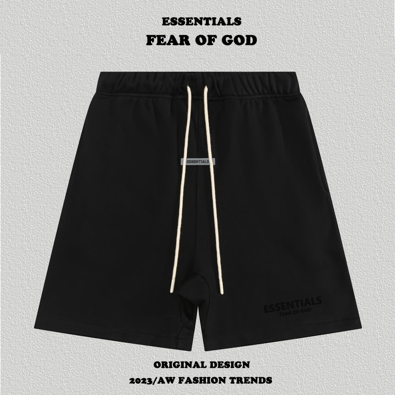 Essentials Fog Letter Print Shorts for Men, Couple's High Street Fashion Brand, Summer Shorts Essentials Fog Letter Print Shorts for Men, Couple's High Street Fashion Brand, Summer Shorts