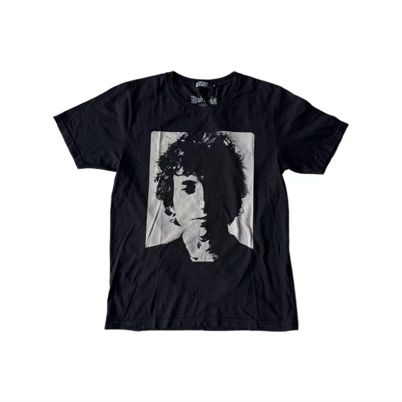Kky7 Hysteric Glamor Bob Dylan Portrait Short Sleeve Kky7 Hysteric Glamor Bob Dylan Portrait Short Sleeve