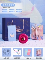 Ожерелье, вентилятор, клубника, упаковка ручной работы, креативная открытка