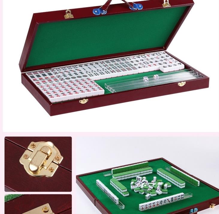 Outdoor Picnic Camping Portable Mahjong Table Folding Mini Mahjong Mesh Red Little Mahjong Travel Hostel Play Props-Taobao