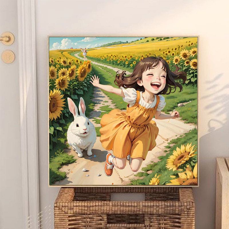 宫崎骏迷注意！富士山动漫风景画DIY，你的治愈系家居新宠！🎨✨-DIY