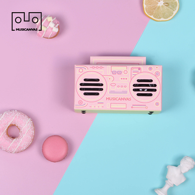 Musicanvas音乐画布baby电脑台式无线蓝牙音箱女生卡通礼物3D环绕家用高音质户外便携式迷你小音响小型低音炮