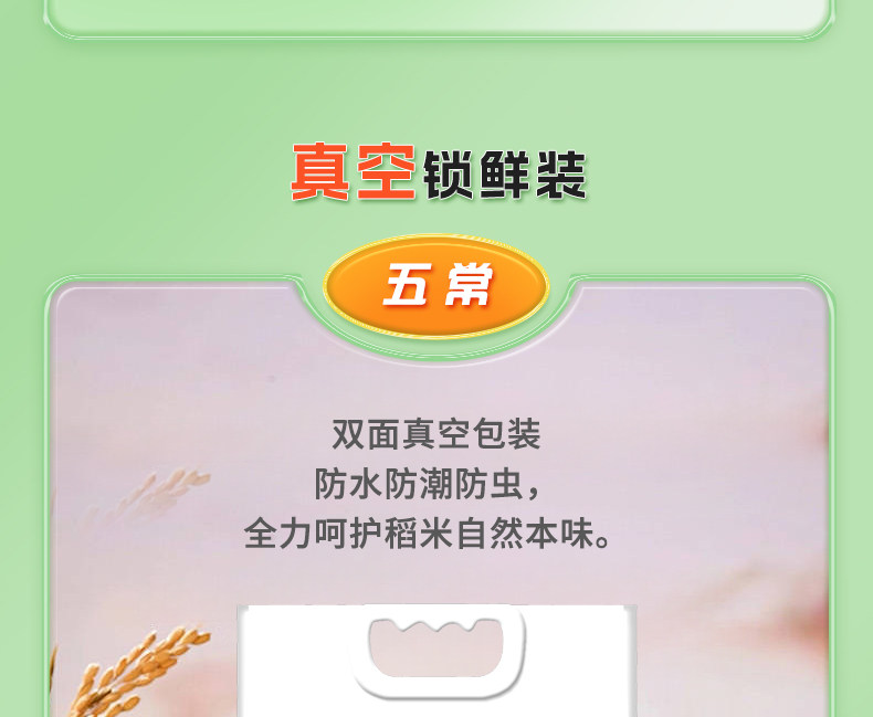 安享好物 安享A级粳米-五米常香WUCHANGDAMI五常大米 国标