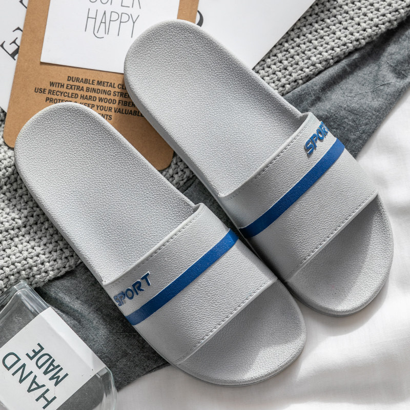 Slippers men's trend outdoor summer home fashion wear Korean version personality couple sandals men's beach flip flops