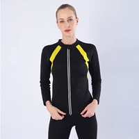 Черно-желтая ткань, лонгслив с молнией