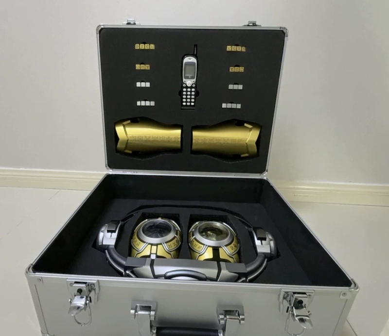 Suitable for Storing Csm Kamen Rider Kamen Rider Kyo 25Th Anniversary Transformation Belt Leg Armor Full Set Aluminum Alloy Suitcase
