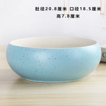 Large number water fairy flower pot ceramic rectangular raised flower office Home round water raising plant Ideas sleeping lotus gold Money Grass