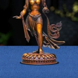 Тибетская поставка Будды поставки медной замораживающая мать -будда статуи тантрическая статуя статуи Будды Высокие 32 см статуи статуи Бесплатная доставка бесплатная доставка