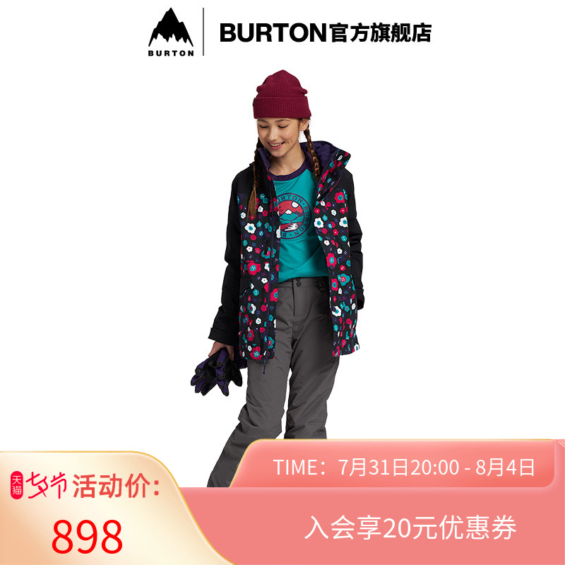 Burton Official Girls 21 22 Snow Season New Snow Snow Snow SWEETART Skies Warm 115841