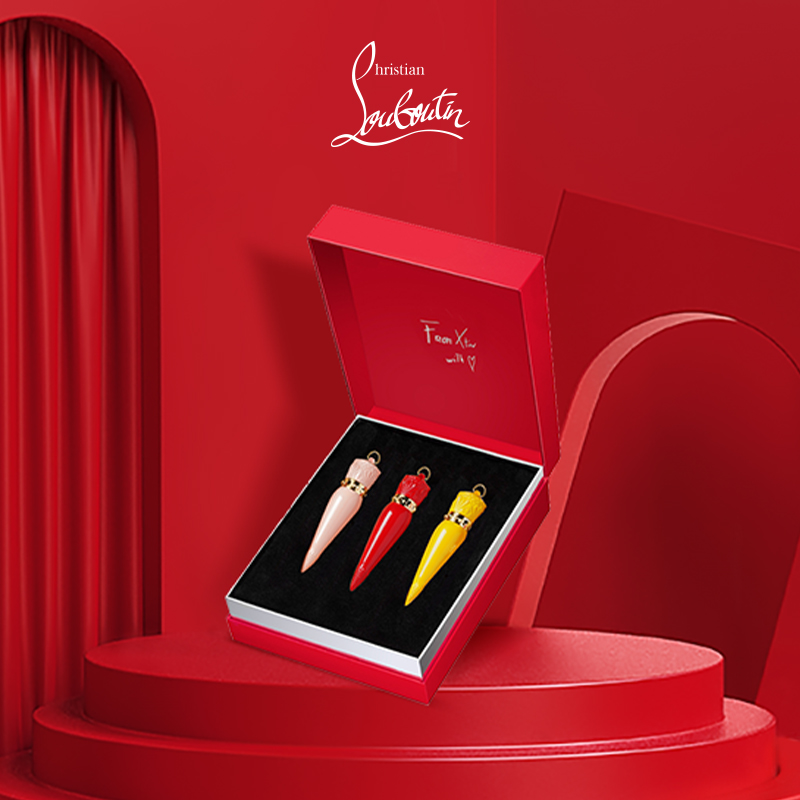 (Zhao Liying Tongan) CL Road Platinum Queen's Scepter Lip Balm 3 Dress Gift Boxes Cl Ro Radish Dinghi Red Qualification