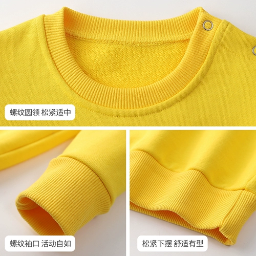 Хлопковая детская толстовка для мальчиков, детский демисезонный осенний флисовый лонгслив, детская одежда