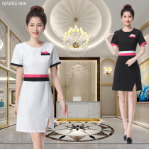 Shallow Ru beauty salon overalls female temperament high-end professional dress short sleeve beauty health club nail salon