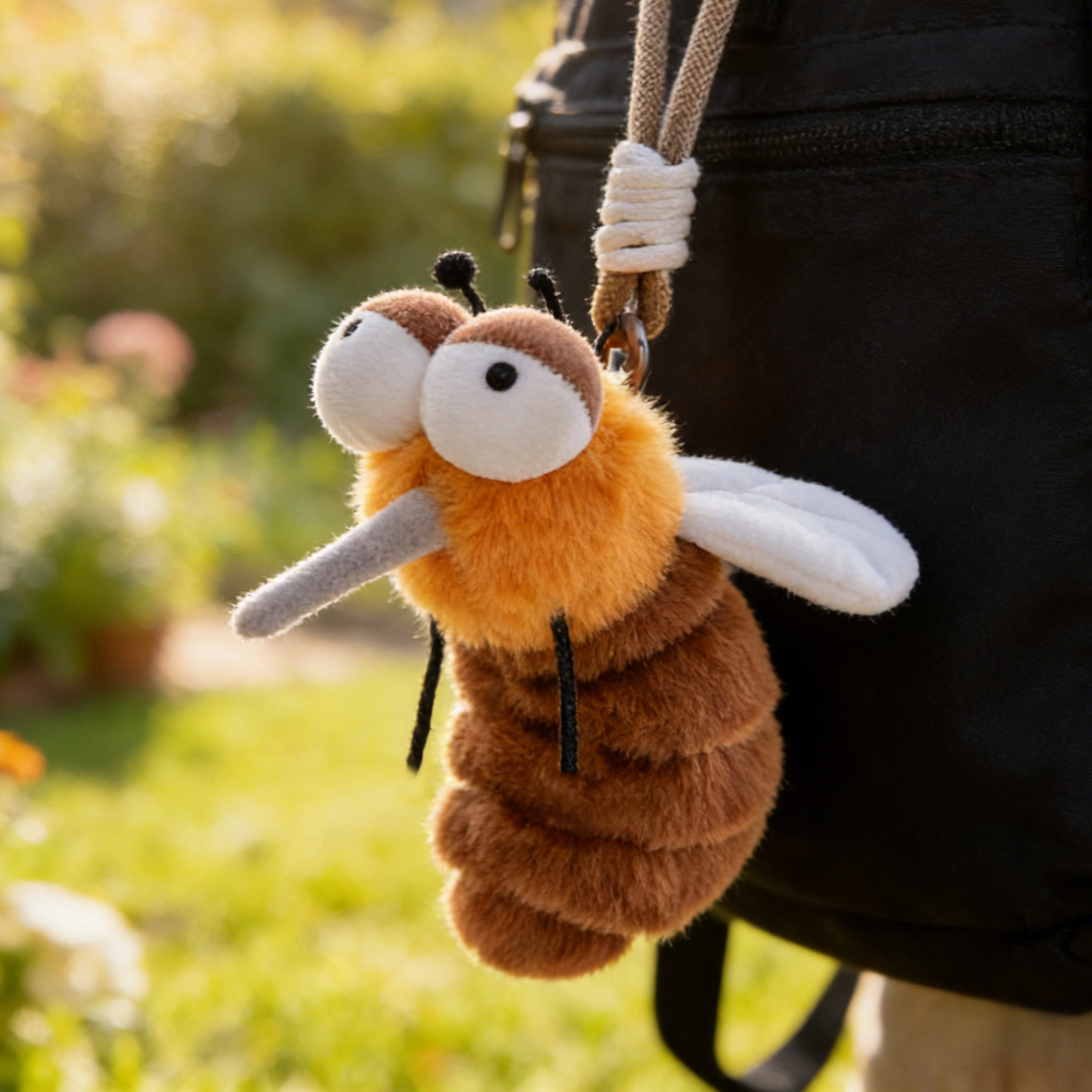 風変わりな昆虫シリーズぬいぐるみ、蚊、てんとう虫、アリ、バッグチャーム、ダークチャーム、キーホルダー、ニッチ