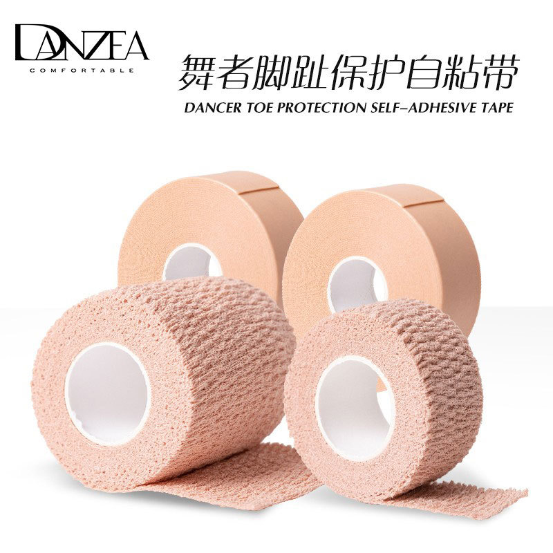 Dongzhijie Ballet Tape Toe Protector Toe Protection Tape Micro Foam Elastic Toe Anti-Chafing Skin Protector for Adults
