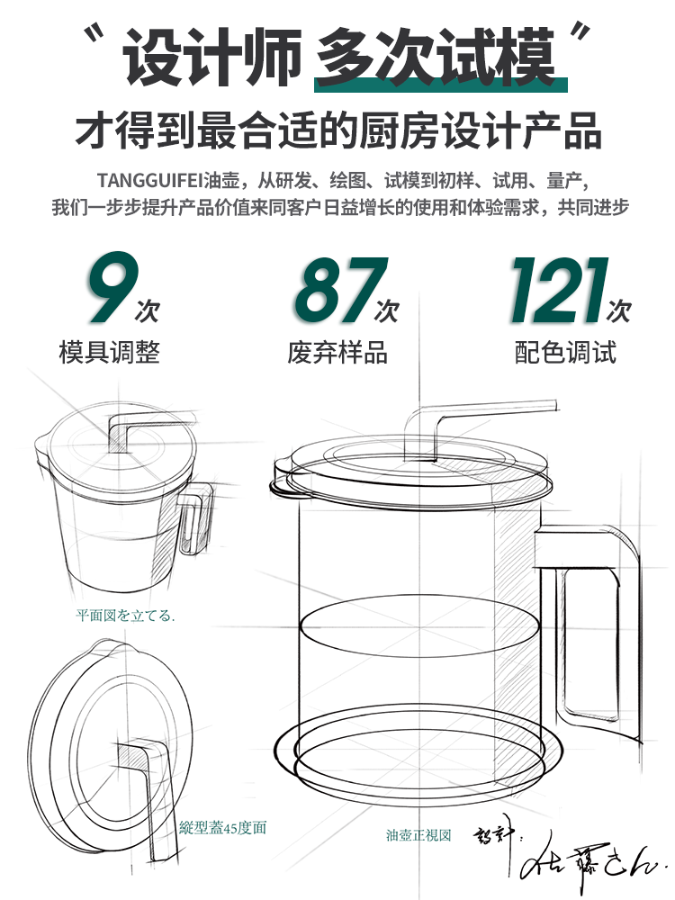 Stainless Steel Oil Bottle Oil Jug Filter Screen Pig Oil Residue Home Day Type Storage Oil oil with lid Fitted Kitchen Oil Storage Deviner