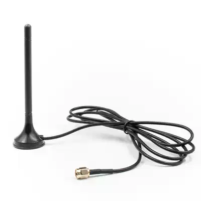 4G high gain 3dBi male head sma inner pin interface external suction cup antenna suitable for EC25 wireless network card wireless routing wireless WiFi feeder 2m (a set of 2 units)