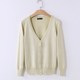 Mỏng đan áo điều hòa nhiệt độ ngắn dài tay mùa xuân và mùa thu mặc V-cổ phụ nữ cardigan của bên ngoài phiên bản Hàn Quốc của chiếc áo khoác nhỏ kim thân dệt.