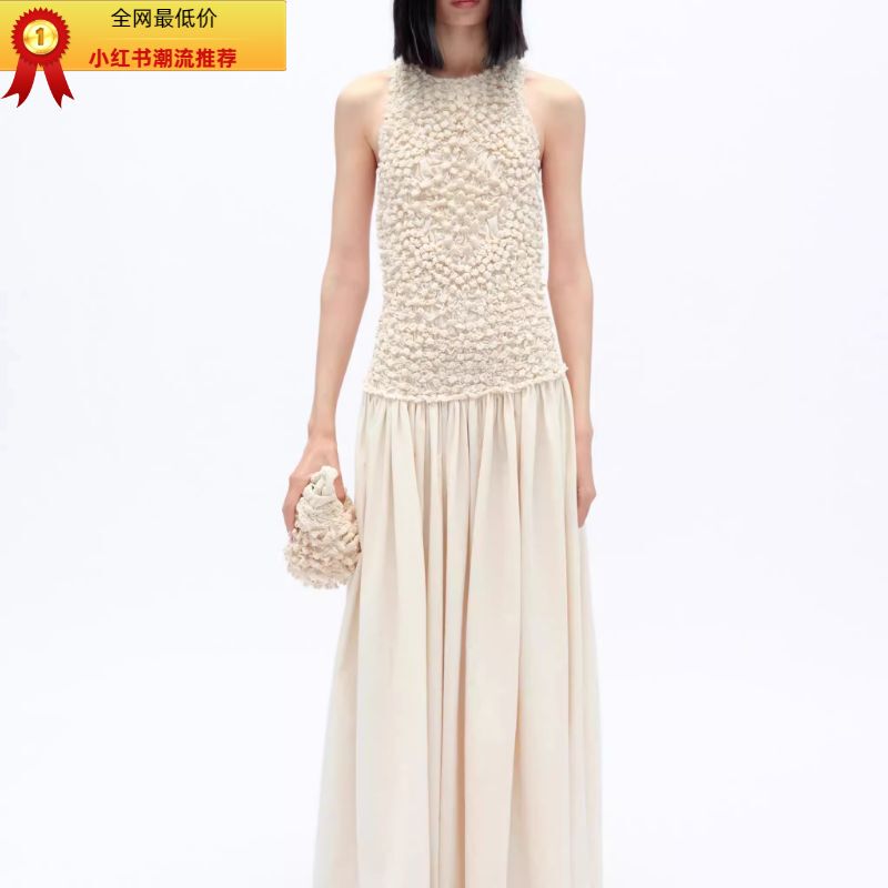 2025 Summer New Arrivals European and American Style Women's Clothing Lin Fanglu Design Patchwork Sleeveless Dress 4831042 712