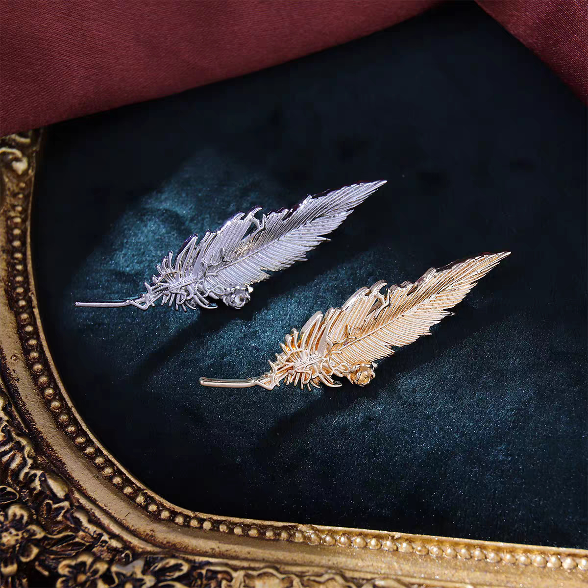 复古老牌质感，超便宜的复古羽毛胸针别针西装外套！真的宝藏呀！_外套_淘宝服装网