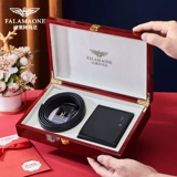 Armani, бумажник, короткий ремень, подарочная коробка, комплект, кошелек для друга, подарок на день рождения