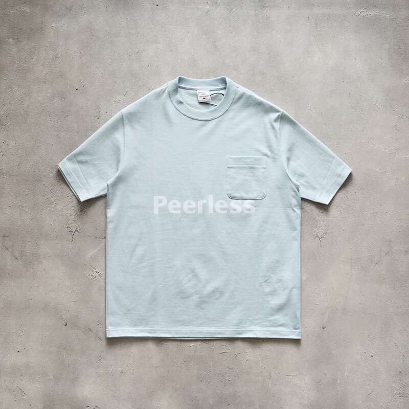 In Stock Loopwheeler Lw56 Lw272 20/2 Tsuriami Jersey Short-Sleeved T-Shirt 26Ss