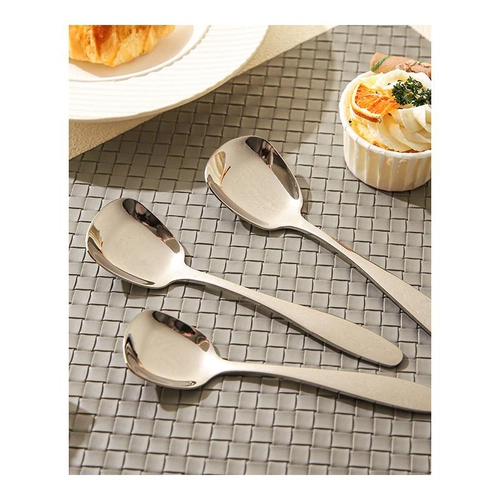 Детская креативная милая ложка из нержавеющей стали для домашнего использования, нержавеющая сталь AISI 304