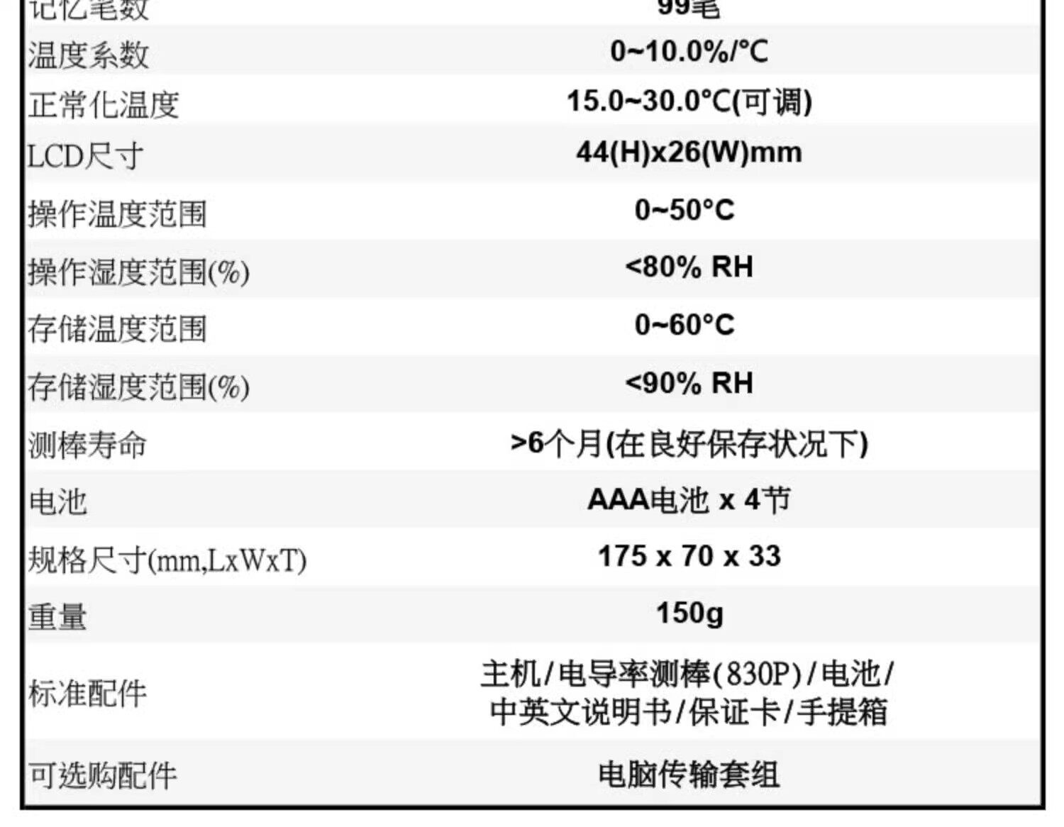 Кондуктометр 台湾衡欣az830n系列盐度电导率tds实验室污水高精度水质检测仪 Heng Xin