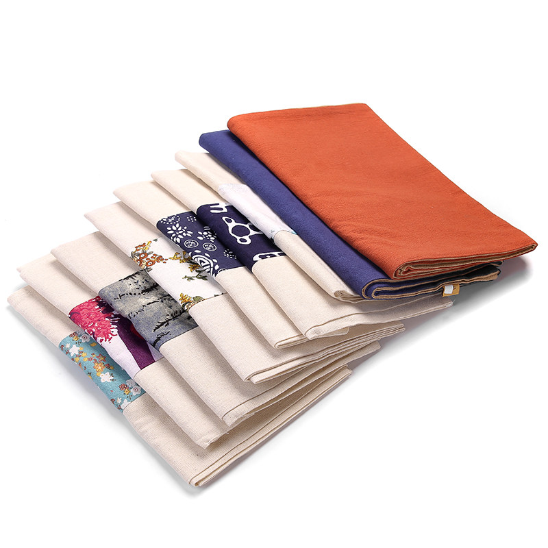 Waterproof tea tablecloth Cotton linen Zen tablecloth art Chinese style tablecloth tea flag tea table Tea table Linen rectangular Chinese style