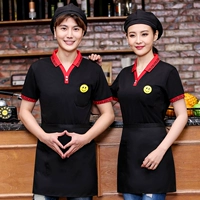 Черный фартук, шапка