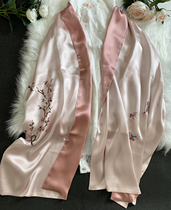 Hangzhou silk silk mulberry silk double-sided scarf buckle shawl dual-purpose with cheongsam dress with mother shawl