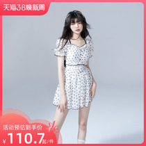 breezeholiday swimsuit woman conservatively covered with a thin and senior sense gathered in 2022 new swimsuit bubble hot springs