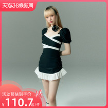 Breezeholiday Connected Swimsuit Woman Superior Conservative Closed Small Breaky Closed Holiday Swimsuit