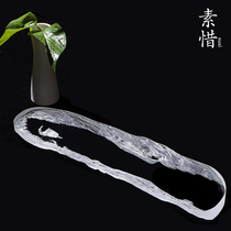 Su Xi new life Liuli dry bubble table household thickened tea tray Exquisite relief Zen light luxury Kung Fu tea set