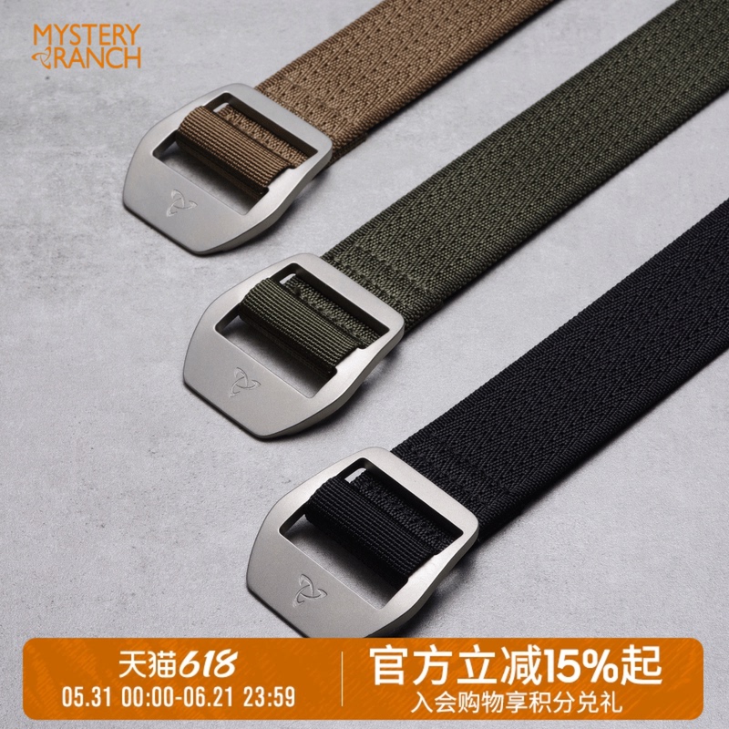 Mystery Ranch Titanium Alloy Canvas Tactical Nylon Woven Men's Functional Outdoor Belt