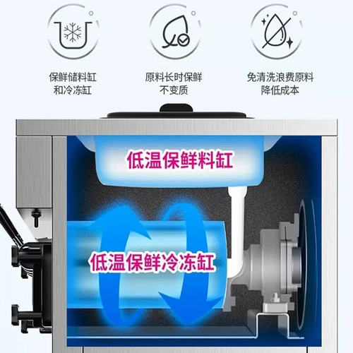 Автоматическая машина для мороженого для коммерческого использования, полностью автоматический