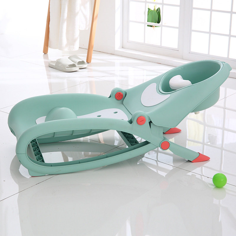 Plus size pregnant woman supine shampoo recliner foldable baby baby shampoo bed child lying shampoo recliner