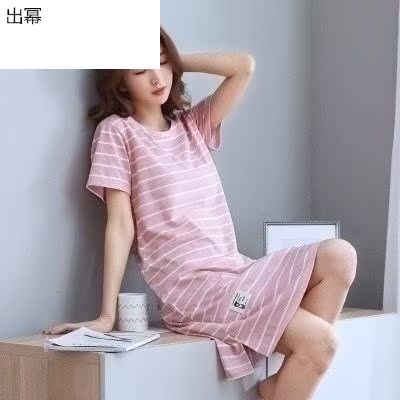 Đơn giản mùa xuân và mùa thu đồ ngủ trăm ngủ váy cô gái tắm jumpsuit mỏng chương trình mẹ và bìa mùa xuân con gái mùa hè chút chất béo.