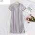 Womens mùa hè ngắn tay Mordale đồ ngủ với đồ ngủ ngực độn cảm thấy thoải mái loose-fitting lớn kích cỡ áo ngực miễn homewear. 