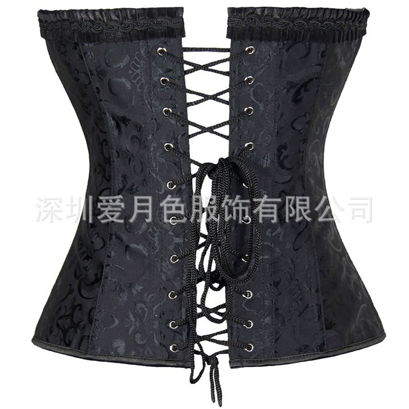 Cung đình Hàn Quốc áo corset retro tập hợp để hỗ trợ ngực Âu Mỹ sexy corset xương thép cung điện áo sơ mi phụ nữ mang thai eo bụng - Corset