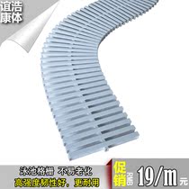 Swimming pool grate overflow gutter Drain cover Gutter cover I-type non-slip grille Pool edge gutter cover