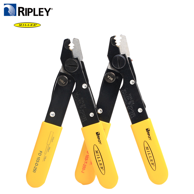Fiber stripping pliers Fiber stripping pliers imported from the United States Miller pliers double mouth three mouth pliers FO103-D-250-T-J