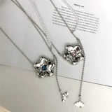 Длинное модное дизайнерское ожерелье из жемчуга, сумка через плечо, в цветочек, Южная Корея, тренд сезона, популярно в интернете