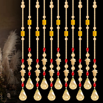 Crystal bead curtain living room dining hall aisle partition curtain entryway decorative curtain bedroom bathroom home new door curtain