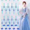 Crystal bead curtain Feng Shui gourd Guest dining room partition window aisle bedroom household new door curtain free hole hanging curtain
